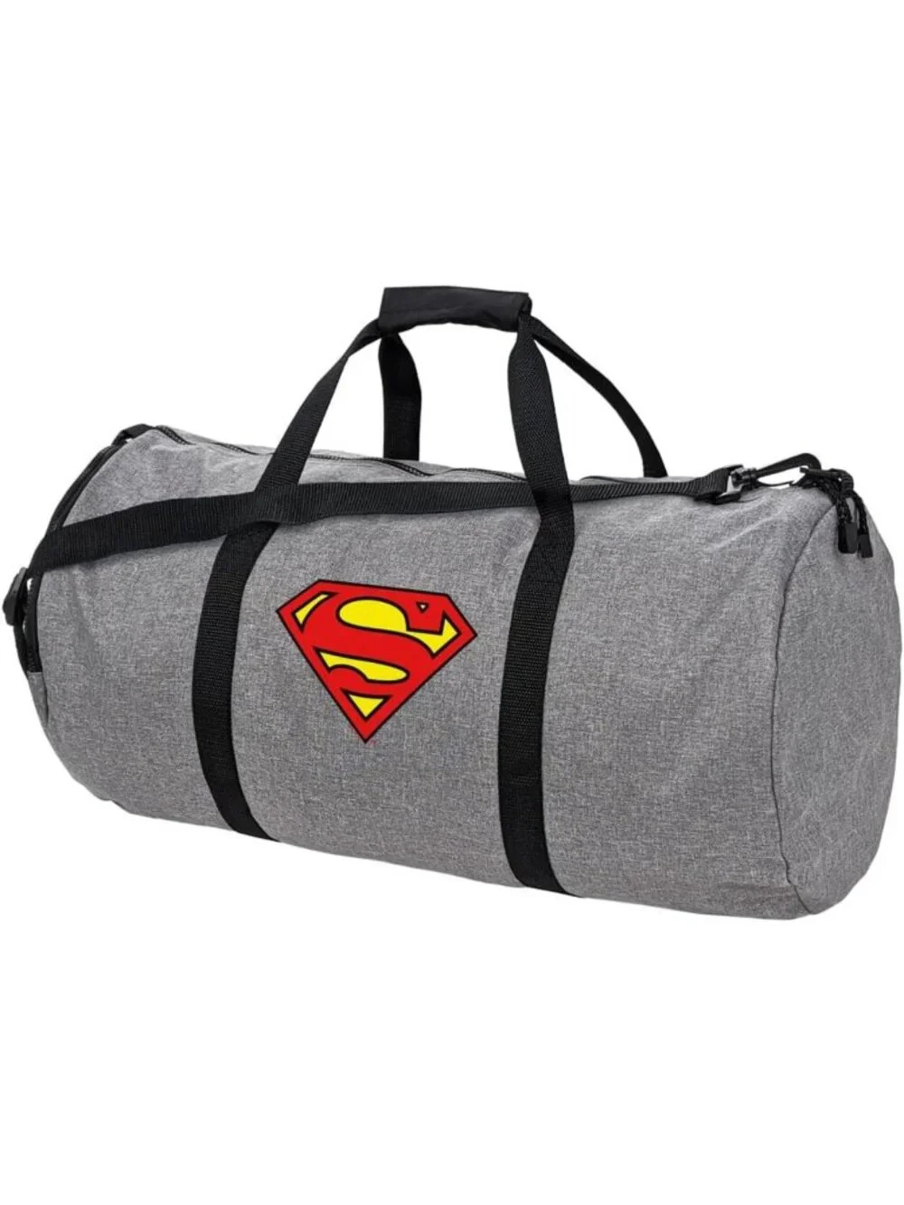 Lightweight Packable Duffel Bag with Superman S-Shield Logo for Gym & Sports